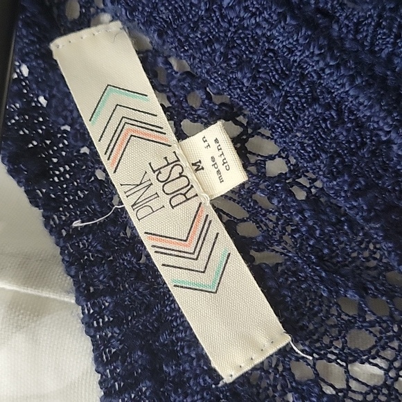 Navy Blue Women's Sweater Size M - Picture 4 of 9